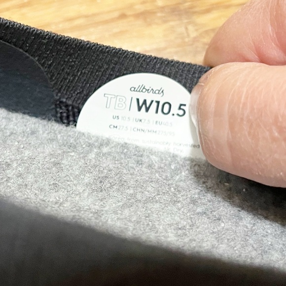 Allbirds Tree Breezers Navy Blue Slip On Comfortable Ballet Flats. Size 10.5 EUC - Picture 6 of 10